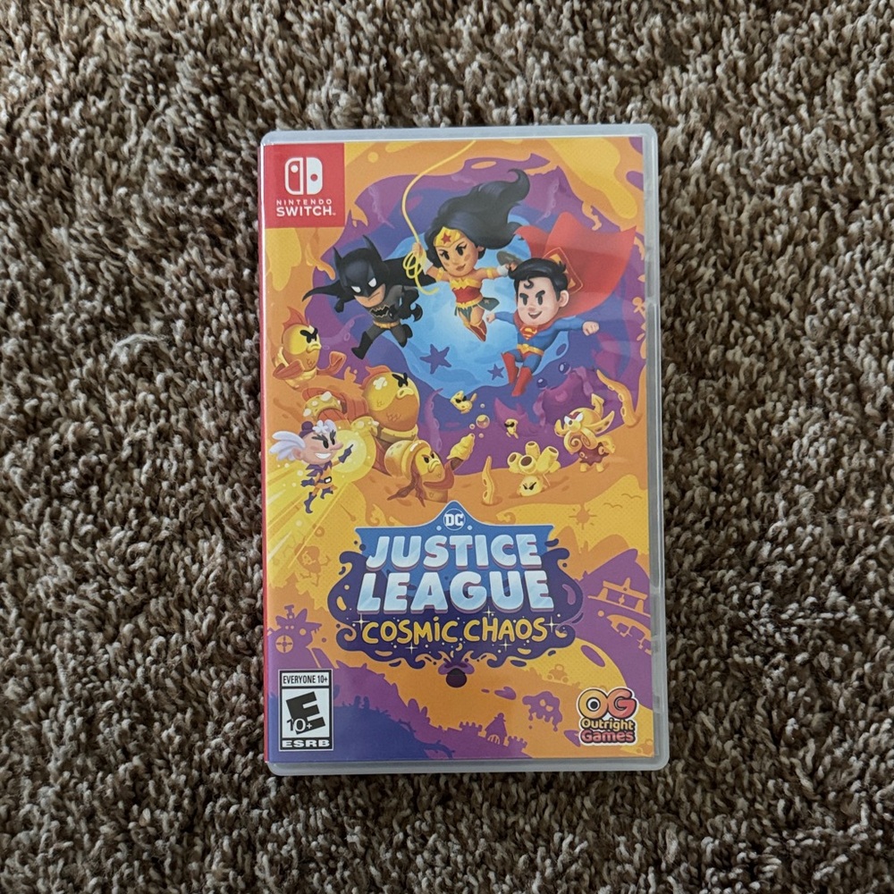 Nintendo Switch Justice League: Cosmic Chaos - Purple and Orange